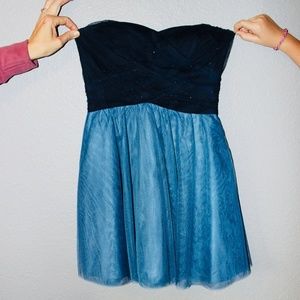 Blue Homecoming Dress